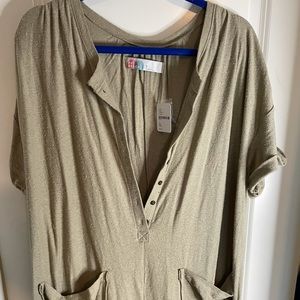 NWT Free People My Go To Romper